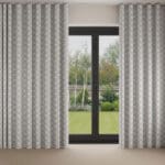 Laura Ashley Bonnie Silver Wave Curtain