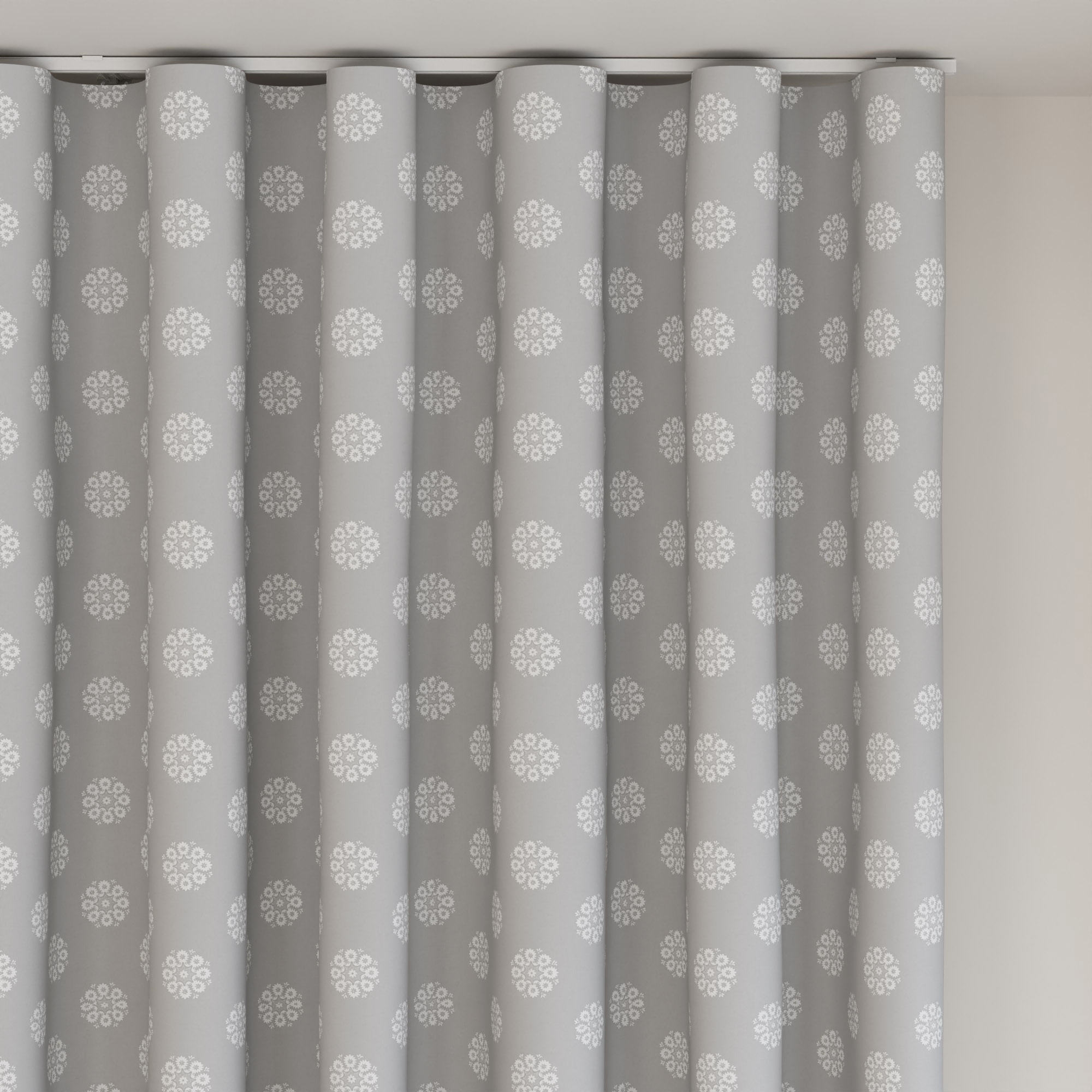 Laura Ashley Bonnie Silver Wave Curtain - Image 6