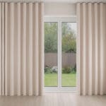Laura Ashley Bowen Star Chalk Pink Wave Curtain