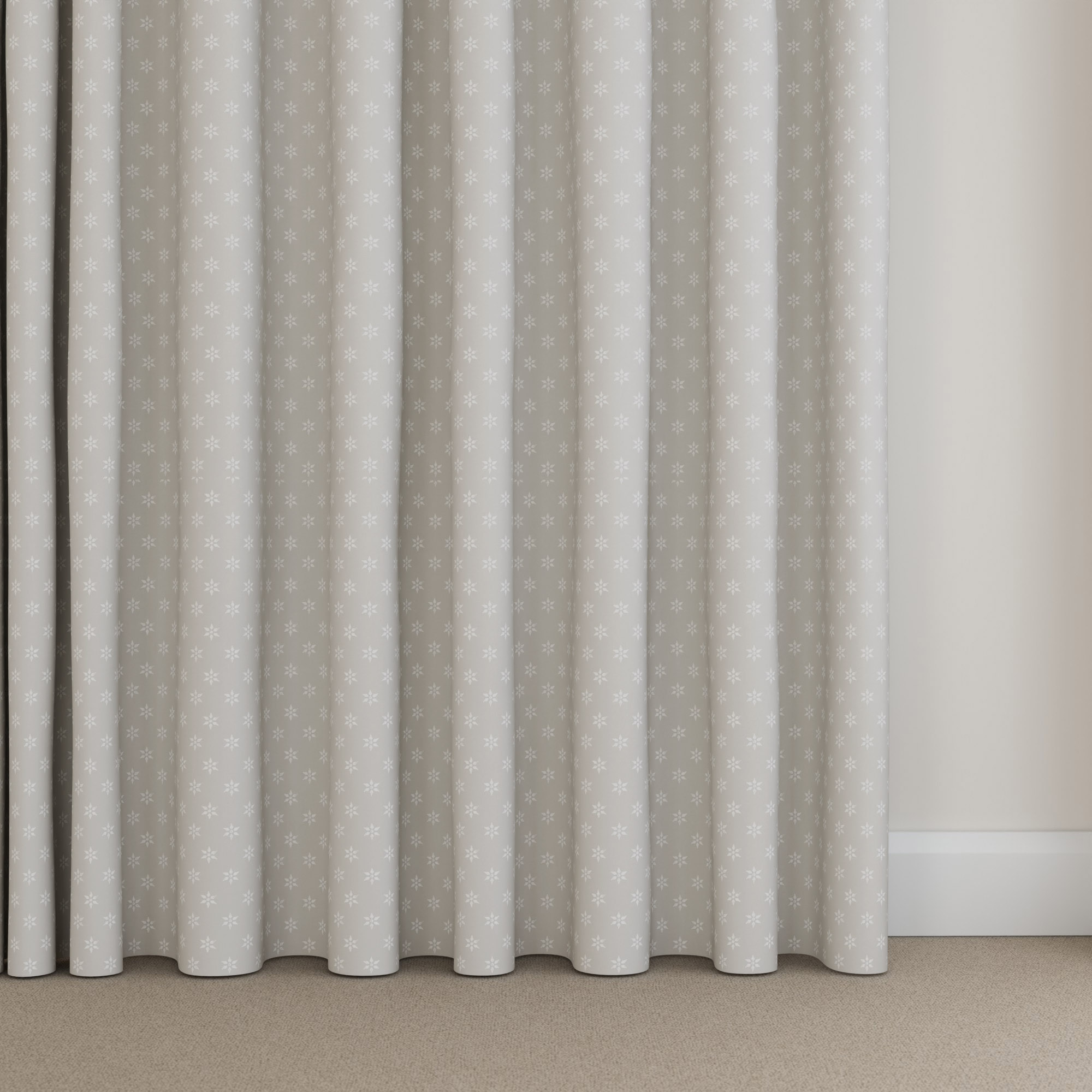 Laura Ashley Bowen Star Slate Wave Curtain - Image 5