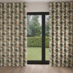 Laura Ashley Burdett Eucalyptus Wave Curtain