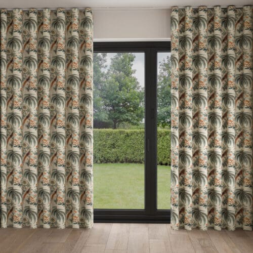 Laura Ashley Burdett Eucalyptus Wave Curtain