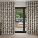 Laura Ashley Burdett Slate Wave Curtain