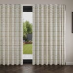 Laura Ashley Burford Check Ochre Wave Curtain