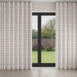 Laura Ashley Burford Check Rose Wave Curtain
