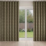 Laura Ashley Burnham Woven Fern Wave Curtain