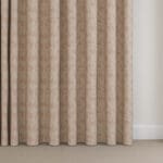 Laura Ashley Burnham Woven Truffle Wave Curtain