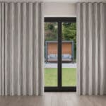 Laura Ashley Burnsall Stripe Moonbeam Wave Curtain