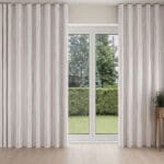 Laura Ashley Burnsall Stripe Mulberry Wave Curtain