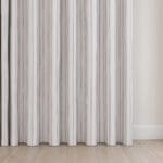 Laura Ashley Burnsall Stripe Mulberry Wave Curtain