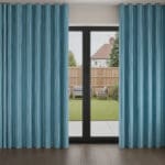 Laura Ashley Burnsall Stripe Seaspray Wave Curtain