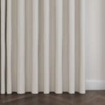 Laura Ashley Burnsall Stripe White Sands Wave Curtain