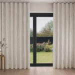 Laura Ashley Candy Stripe Apricot Wave Curtain