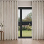 Laura Ashley Candy Stripe Apricot Wave Curtain