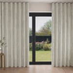 Laura Ashley Candy Stripe Bottle Green Wave Curtain