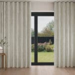 Laura Ashley Candy Stripe Bottle Green Wave Curtain
