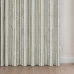 Laura Ashley Candy Stripe Bottle Green Wave Curtain
