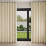 Laura Ashley Candy Stripe Dijon Wave Curtain