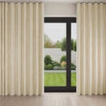 Laura Ashley Candy Stripe Dijon Wave Curtain