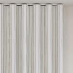 Laura Ashley Candy Stripe Dove Grey Wave Curtain