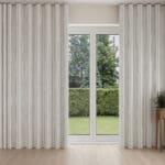 Laura Ashley Candy Stripe Newport Blue Wave Curtain