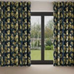 Laura Ashley Cecilia Midnight Wave Curtain