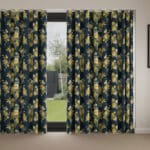 Laura Ashley Cecilia Midnight Wave Curtain