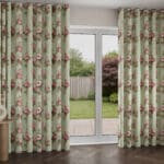 Laura Ashley Cecilia Sage Wave Curtain