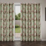 Laura Ashley Cecilia Sage Wave Curtain