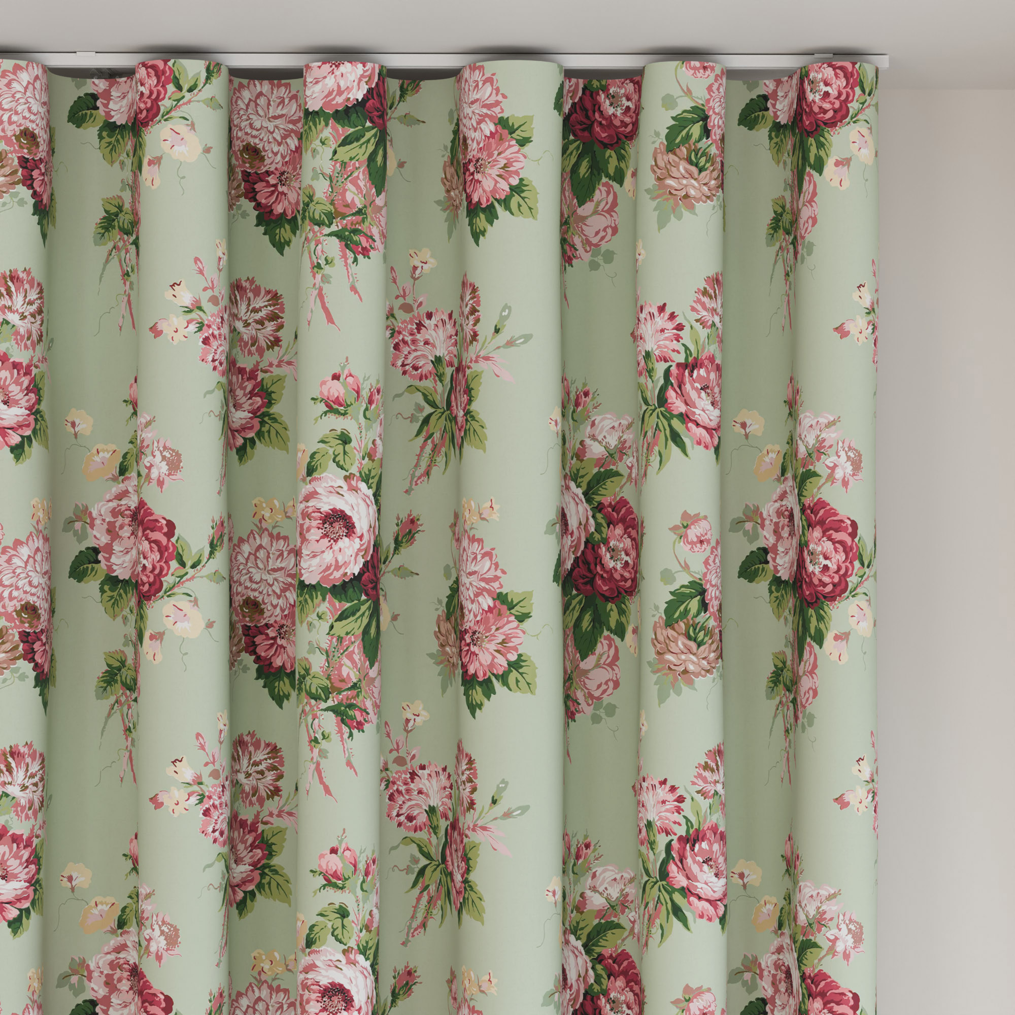 Laura Ashley Cecilia Sage Wave Curtain - Image 6