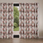 Laura Ashley Cecilia Pale Cranberry Wave Curtain