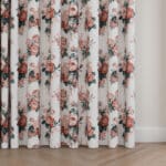Laura Ashley Cecilia Pale Cranberry Wave Curtain