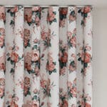 Laura Ashley Cecilia Pale Cranberry Wave Curtain