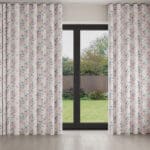 Laura Ashley Charlotte Coral Pink Wave Curtain
