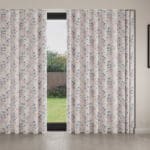 Laura Ashley Charlotte Coral Pink Wave Curtain