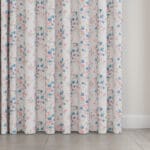 Laura Ashley Charlotte Coral Pink Wave Curtain