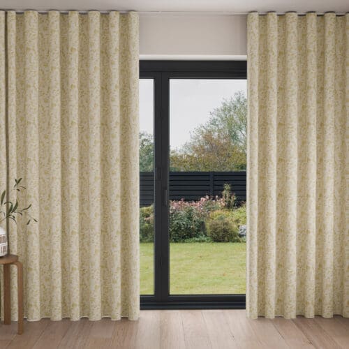 Laura Ashley Churchstroke Linen Wave Curtain