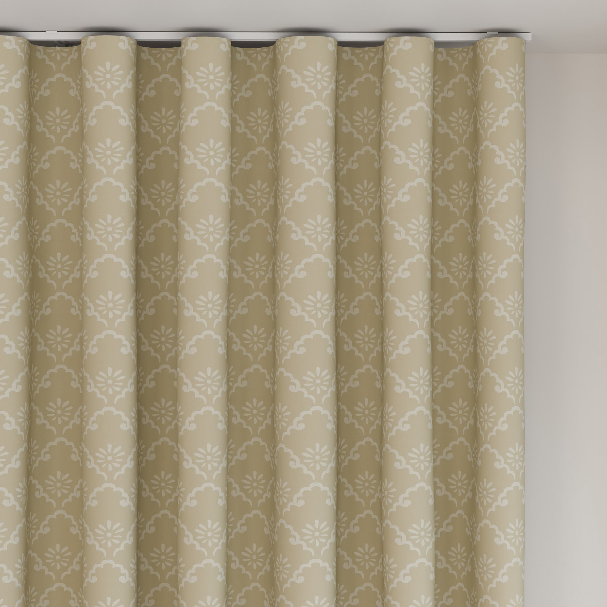 Laura Ashley Coralie Natural Wave Curtain - Image 6