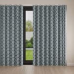 Laura Ashley Coralie Pale Seaspray Wave Curtain