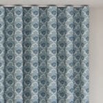 Laura Ashley Coralie Pale Seaspray Wave Curtain