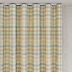 Laura Ashley Cove Check Ochre Wave Curtain