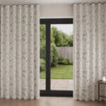 Laura Ashley Crosswell Coral Pink Wave Curtain