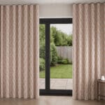 Laura Ashley Dee Blush Wave Curtain