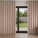 Laura Ashley Dee Blush Wave Curtain