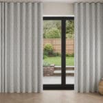 Laura Ashley Dee Slate White Wave Curtain