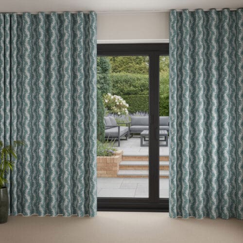 Laura Ashley Dee Spruce Wave Curtain
