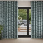 Laura Ashley Dee Spruce Wave Curtain