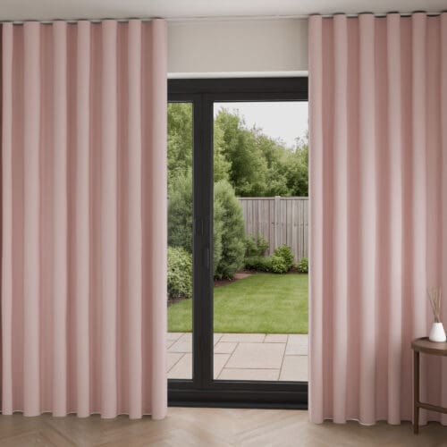 Laura Ashley Easton Blush Wave Curtain