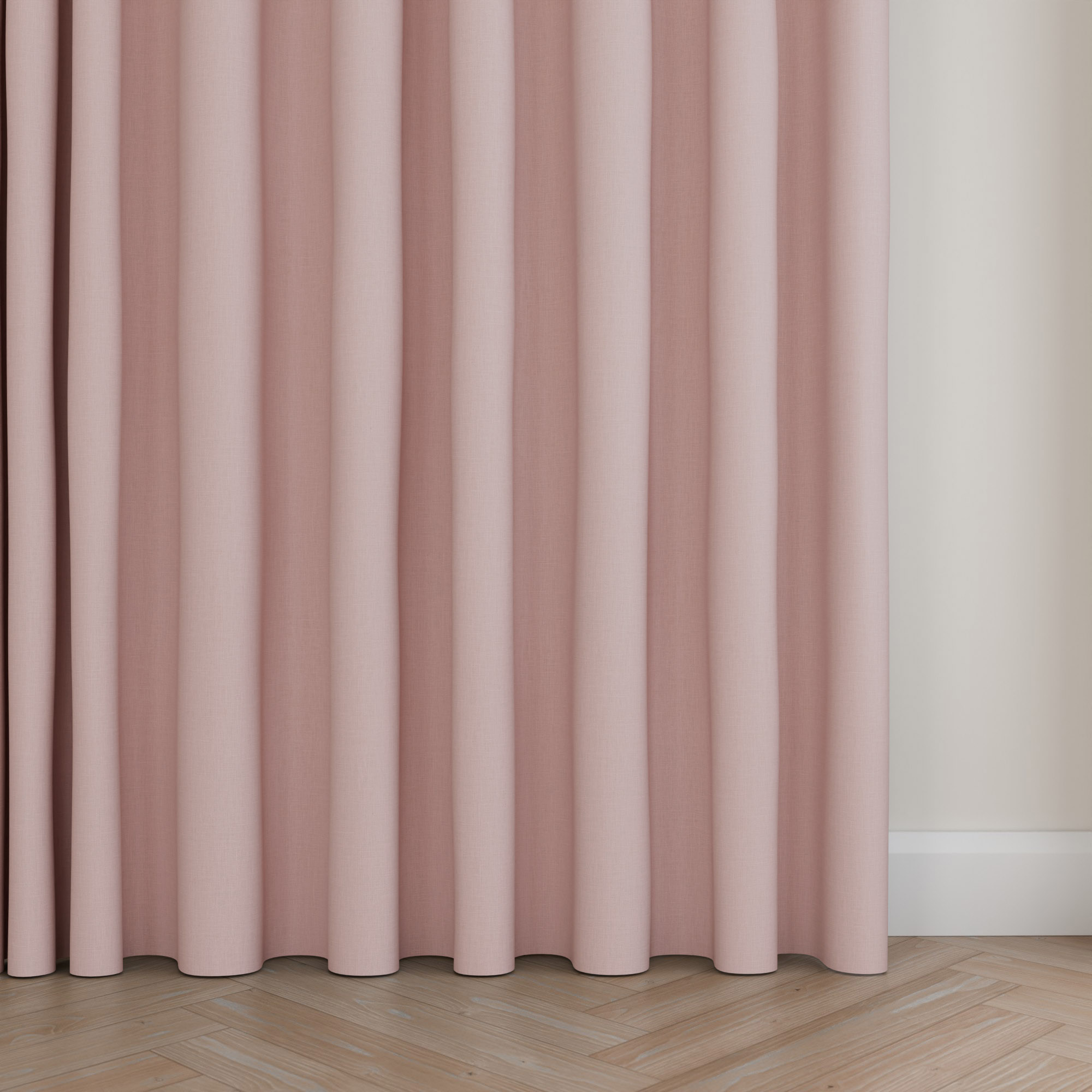 Laura Ashley Easton Blush Wave Curtain - Image 5
