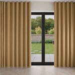 Laura Ashley Easton Gold Wave Curtain